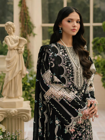 Eid Collection BIN ILYAS Embroidered lawn Three Piece BIL-06