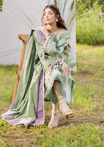 EID Collection parishay Embroidered lawn Three Piece D-2009 (lawn)