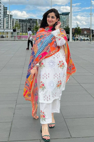 NIMRA MEHRA 3PC EMB SOUIT FMC