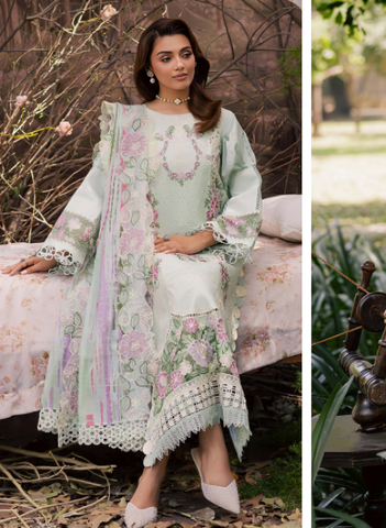 EID Collection parishay Embroidered lawn Three Piece D-271  (lawn)