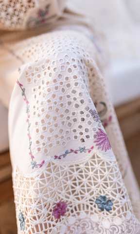 QALIM KAR – EC867 | UNSTITCHED | EMBROIDERED 3 PIECE