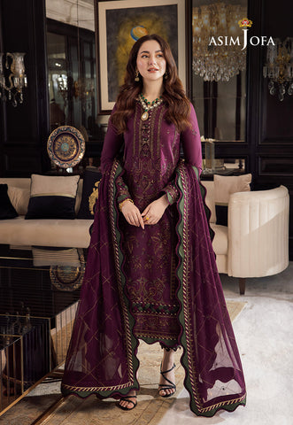 ASIM JOFA LAWN EMB UNSTICHED 3PC