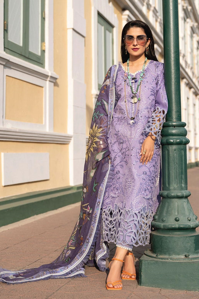 Mushq Embroidered  lawn Three Piece MQ-23