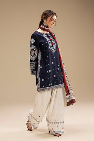 JAZIM UNSTITCHED 3PC Lawn EMBROIDERED WITH DIGITAL PRINT SHAWL